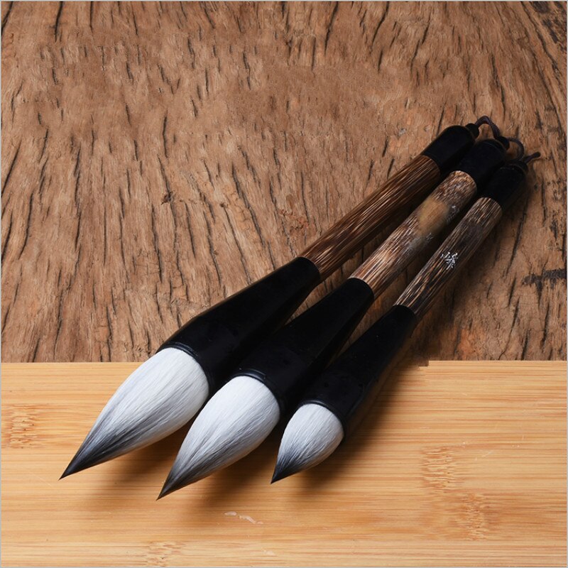 Caligrafia Chinese Brush Pen Set 3pcs Multiple Hair Calligraphy Brush Chinese Landscape Ink Painting Brush Pen Tinta China