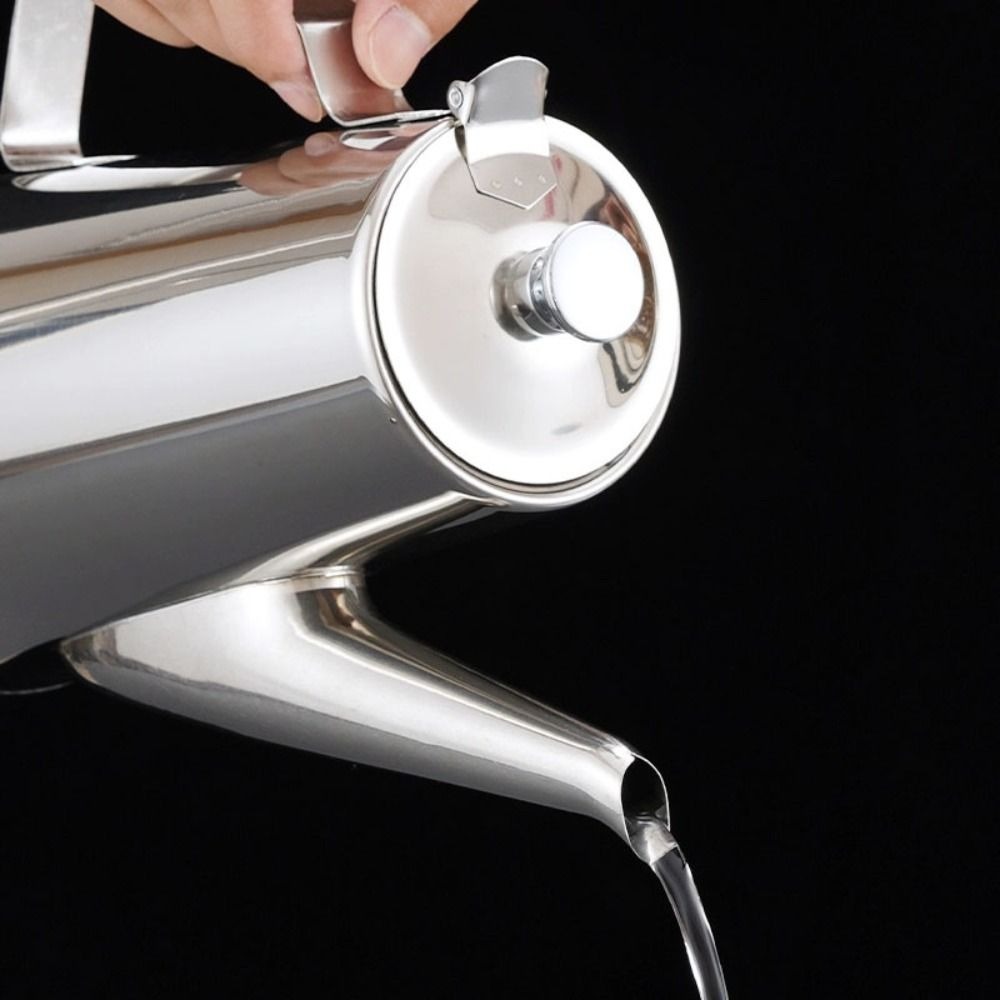 Tetera de acero inoxidable con caño largo, hervidor de agua frío de 1500/2000ml con orificio para filtro, jarra de agua plateada/dorada para restaurante