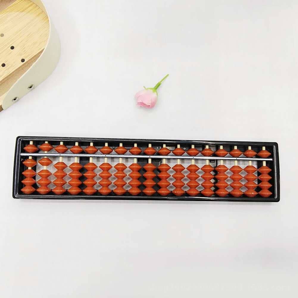 17 Column Abacus Speelgoed Kind Leren Aid Tool Chinese Traditionele Abacus Wiskunde Leren Rekenen Speelgoed