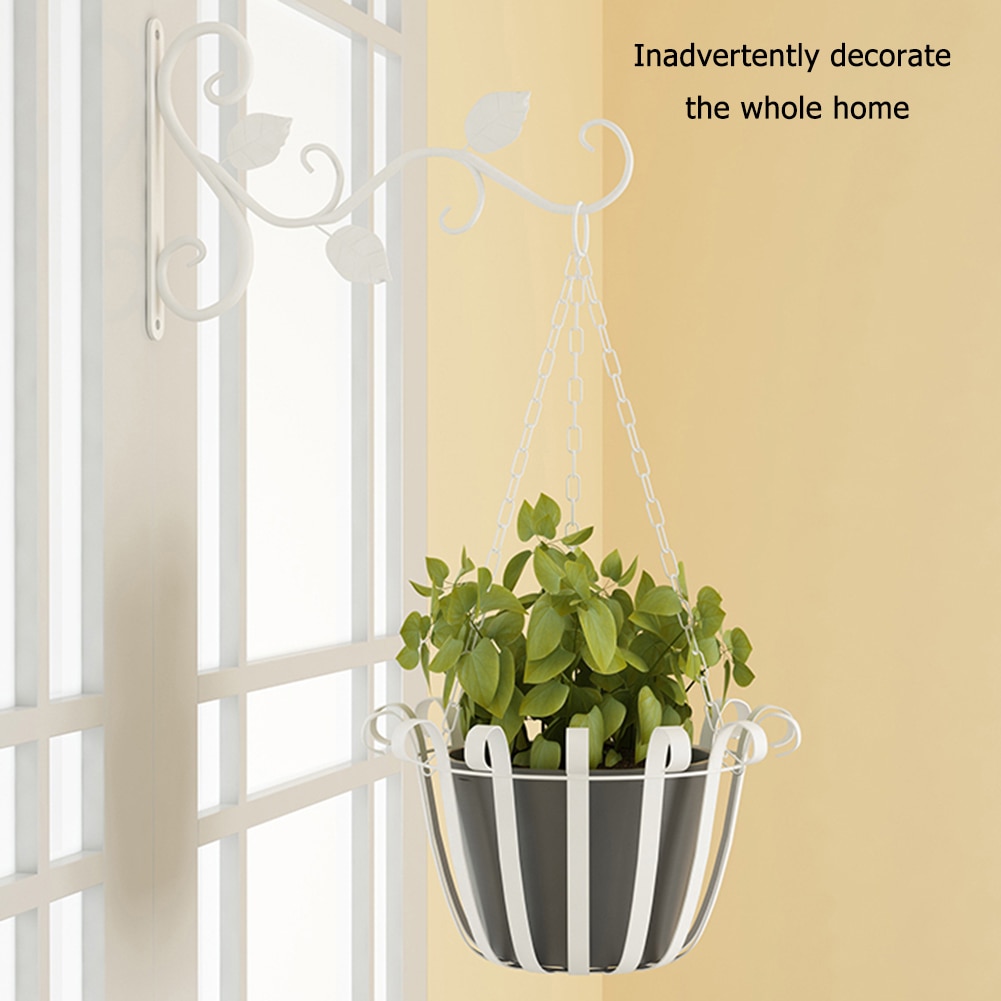 Display Stand Economic Flower Stand Hanging Basket Hanger For Flower Pots Home Garden Decoration Iron Plant Wrought