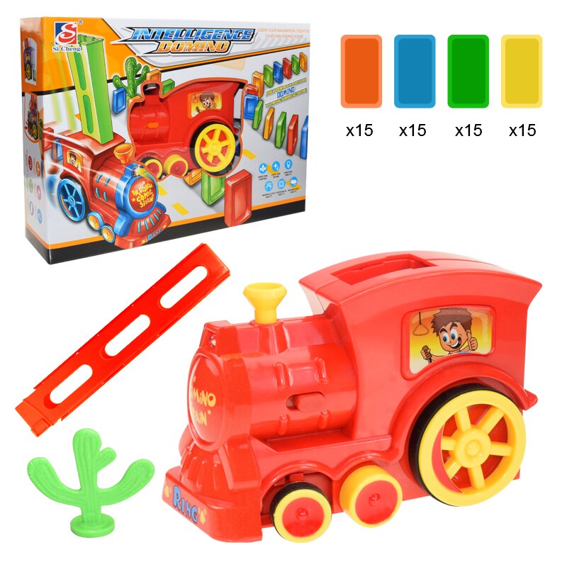 Domino Express Crazy Race, Constructiespeelgoed vanaf 6 Jaar, Dominospel met 150 Dominostenen Geschikt voor Kinderen, Met Kleurrijke Speelstenen, Cadeau voor Jongens en Meisjes
