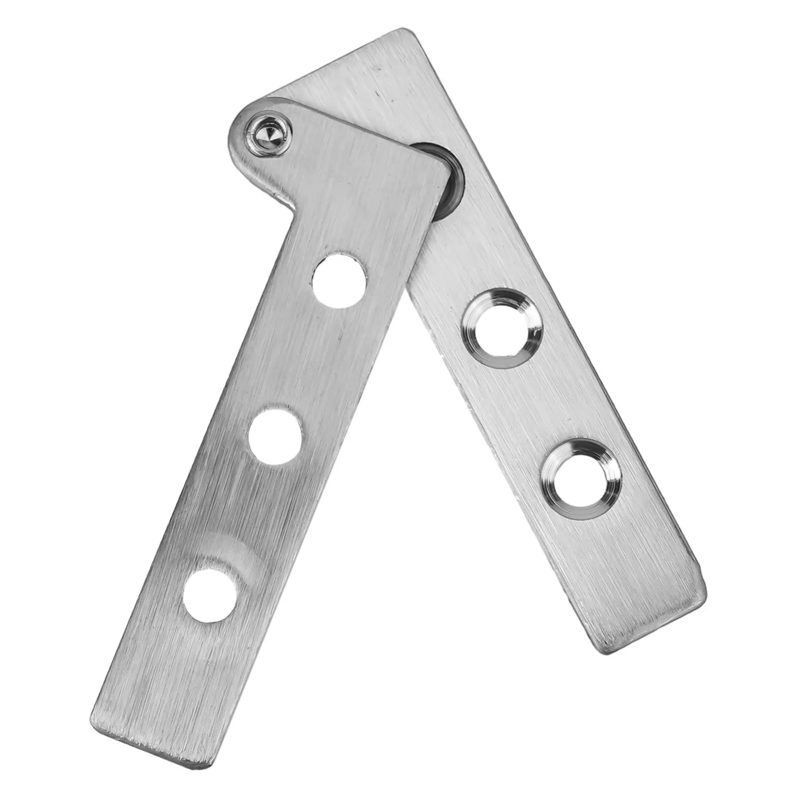 Bisagra de puerta Invisible, bisagra pivotante de amortiguación, herrajes giratorios para muebles hacia arriba y hacia abajo, bisagra de gabinete de ventana abatible de eje lateral
