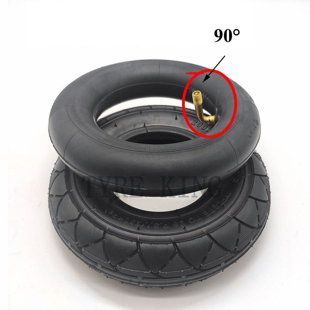 Neumáticos para patinete eléctrico de 200x50, con cubo de rueda, neumático de aleación de aluminio para vehículo Scooter Eléctrico de 8 pulgadas: inner outer tire   B