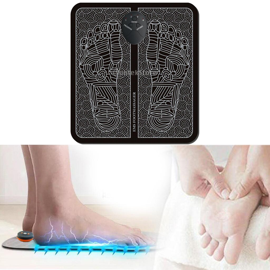 Tapis de Massage stimulateur de pieds, Massage par impulsions à basse fréquence