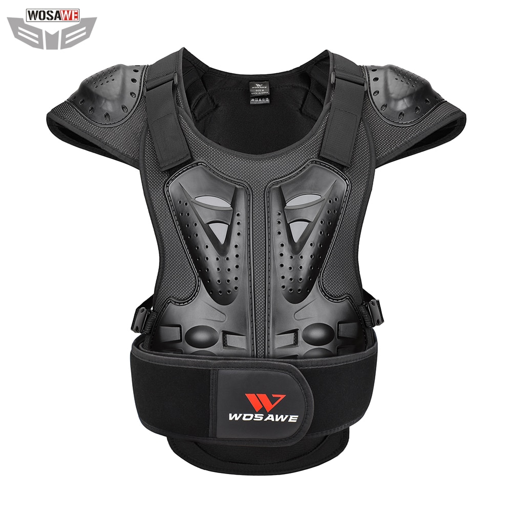 WOSAWE armadura para adultos moto chaleco pecho espalda hombro protección equipo protector Motocross esquí patinaje armadura protectora