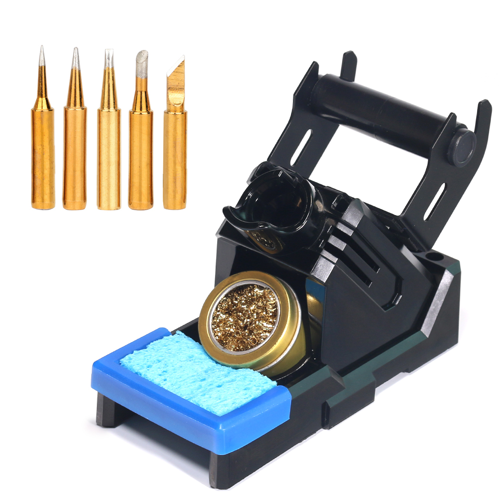 Silverflo Soldering Iron holder Electric Solder Iron Stand With Cleaning Sponge and Mental Cleaning Ball Welding Accessories: X-2 Package3