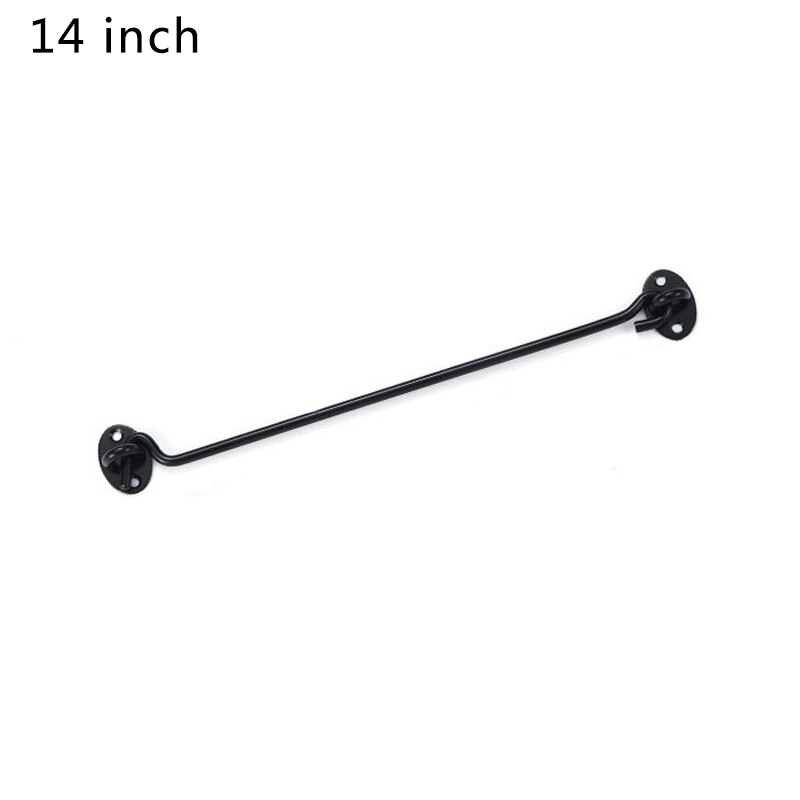 Cabin Hook Eye Door Latch ate Door Swivel Window Latch Holder Stainless Steel Cabin Shed Gate Door Latch Silent Holder Silver: 15