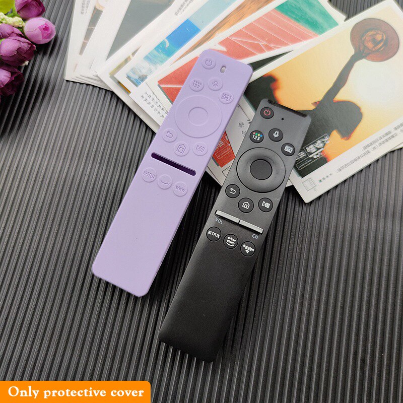 Samsung-TV Remote Control Protective Sleeve For BN59-01 Anti Silicone Cover: purple