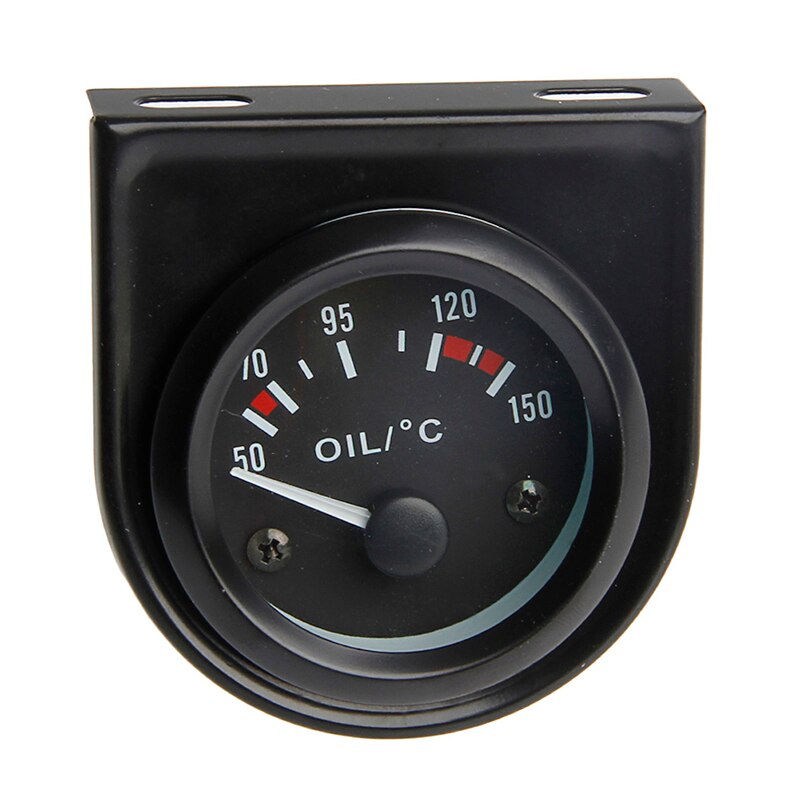 Universal 2" 52mm LED Light Car Pointer Oil Temperature Temp Gauge 50-150 Degrees Celsius Jy25 19 Droship