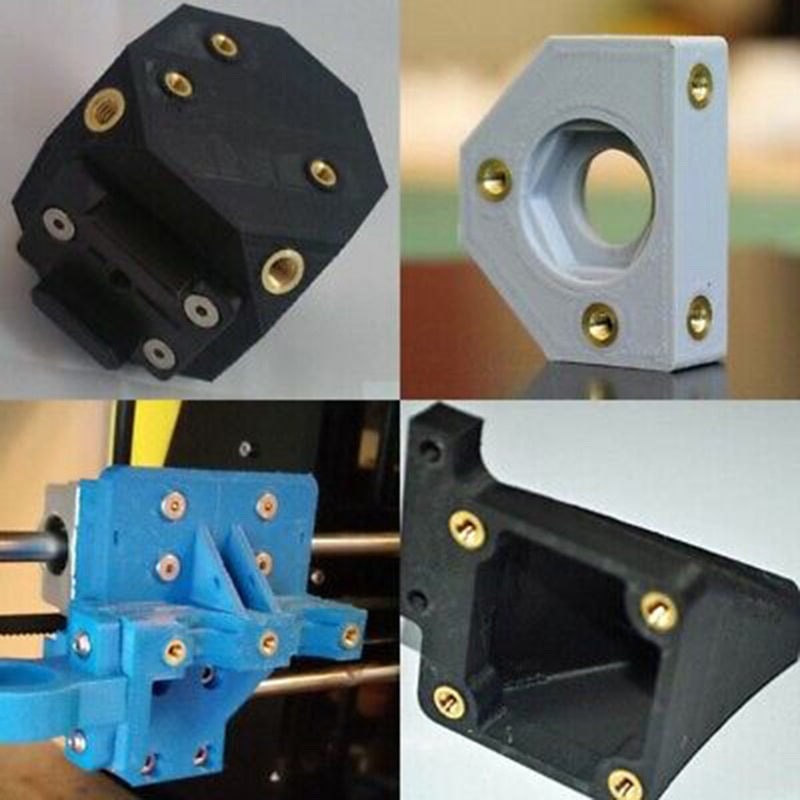 330Pcs Knurled Nuts M2 M3 M4 M5 Brass Threaded Insert Fastener Assortment Kit Heat-resistant Rust-proof Tool Accessories