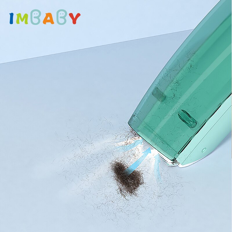 USB Baby Elektrische Haar Trimmer Automatische Sammeln Haar Clipper Infant Stumm Wasserdicht R-Winkel Keramik Rasiermesser Schlaf Haarschnitt Hause-verwenden