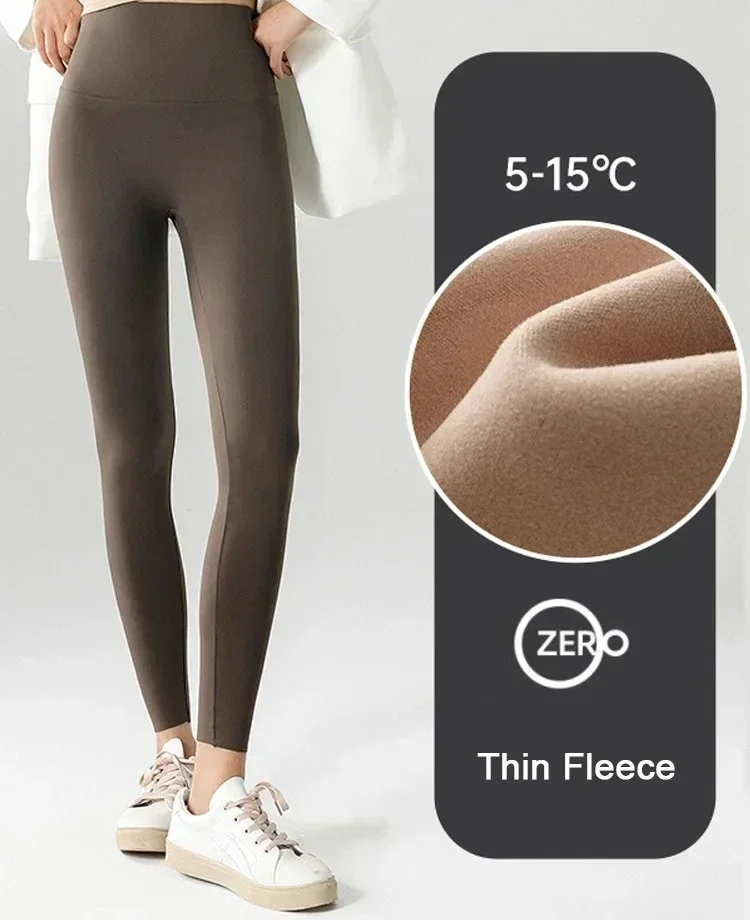 Autumn Winter High Waist Shark Leggings Women's Seamless Fleece Warm Leggings Slim Thin Casual Sports Fitness Leggings: XXL / Blue