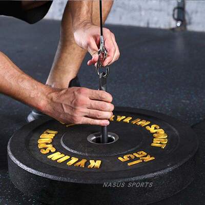 Gym DIY Fitness Dumbbell Barbell Loading Pin Pulley Cable System Attachment Weight Lifting Plates Bracket Home Strength Workout