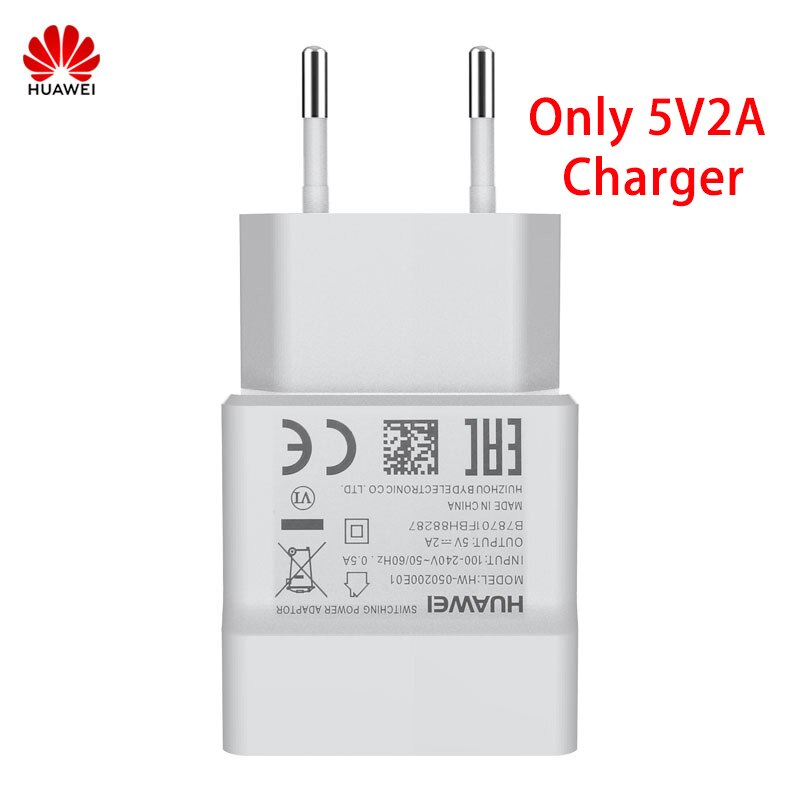 Original Huawei Schnelle Ladegerät Adapter 5V 9V 2A Mikro Typ-C Kabel Für Huawei P8 P9 Plus lite Ehre 8 9 Kamerad 8 10 Nova 2 2i 3 3i: nur 5V2A ladegerät