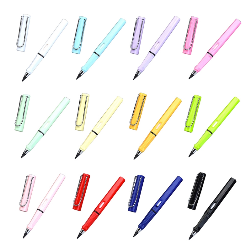 Lápiz portátil sin tinta, pluma borrable para firmar, reutilizable, sin afilar, 87HA