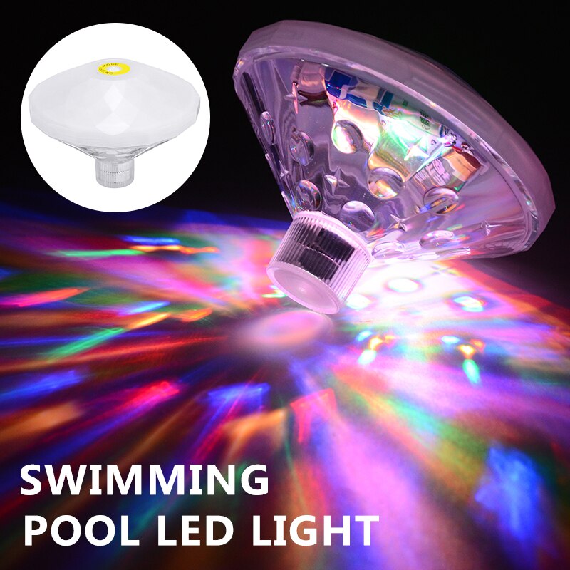 Drijvende Onderwater Lamp Dompelpompen Led Disco Glow Show Zwembad Bad Spa Lamp Bad Licht