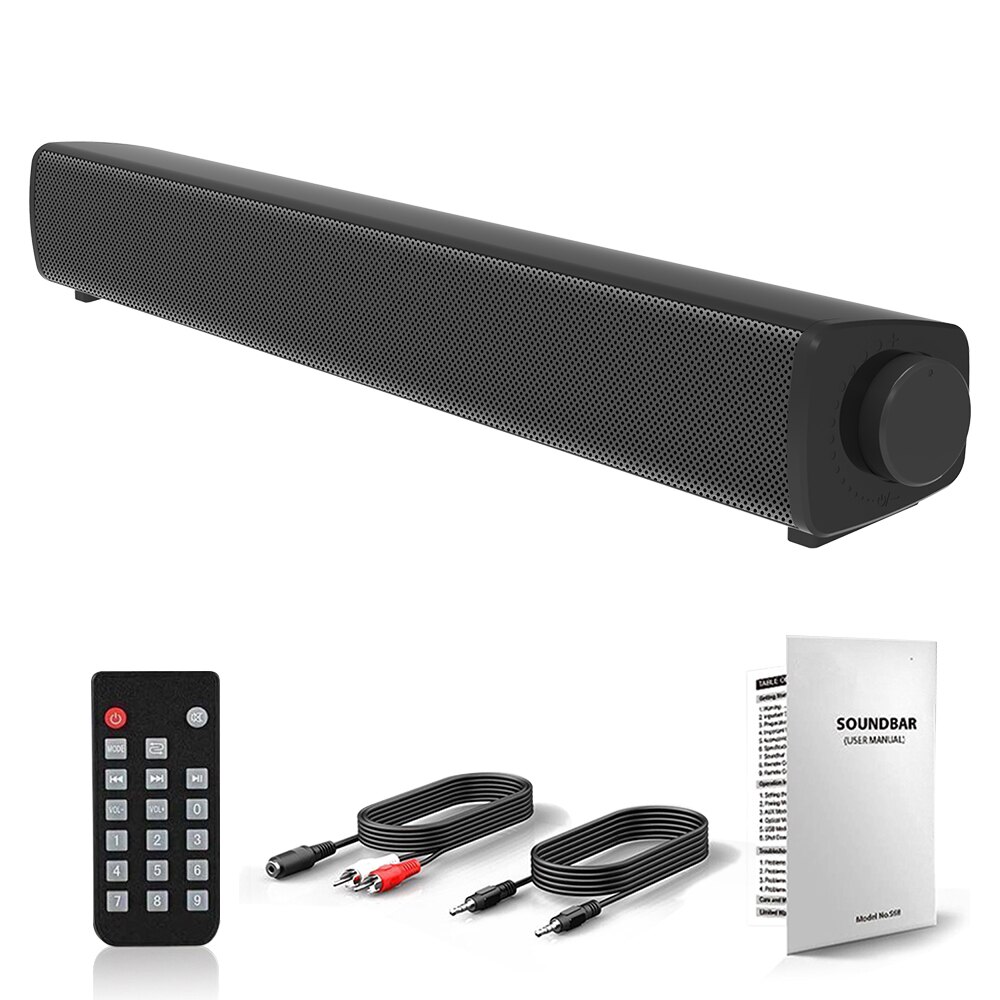 Youxiu Bluetooth Speaker Home Theater Systeem Luidspreker 3D Hifi Stereo Surround Soundbar Ondersteuning Audio Tf Card: Default Title