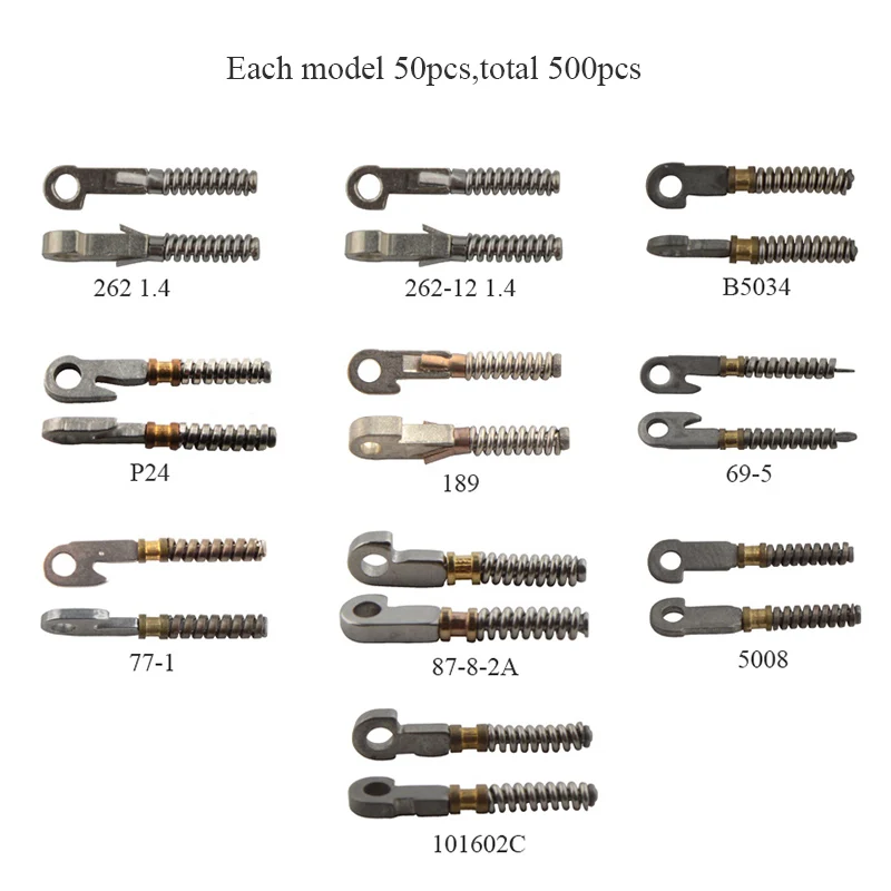 500 Stuks Hoge Nikkel Bril Lente Scharnier Reparatie Gebroken Brillen Lente Insert Accessoires Verschillende Modellen: Default Title