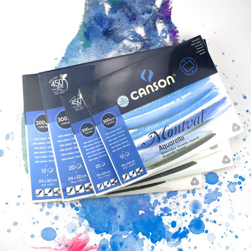 Canson 300G/M2 Aquarelle Schilderij Aquarel Papier 8K/16K/32K 20Sheets Hand geschilderd Verf Aquarel Boek Pad Art Supplies