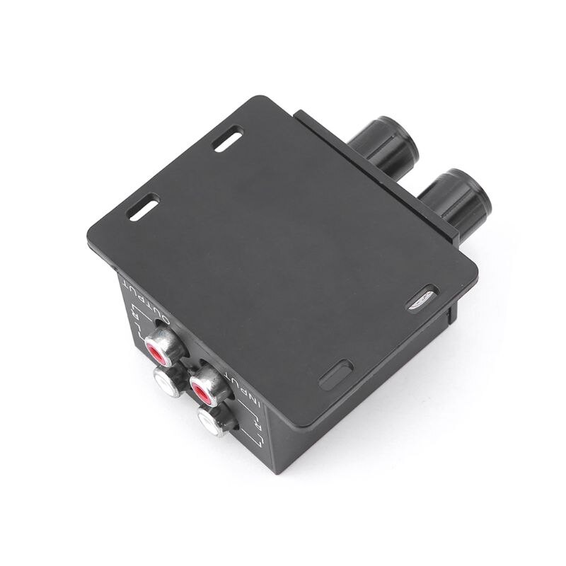 Regulador de coche amplificador bajo Subwoofer estéreo ecualizador controlador 4 RCA Q9QD