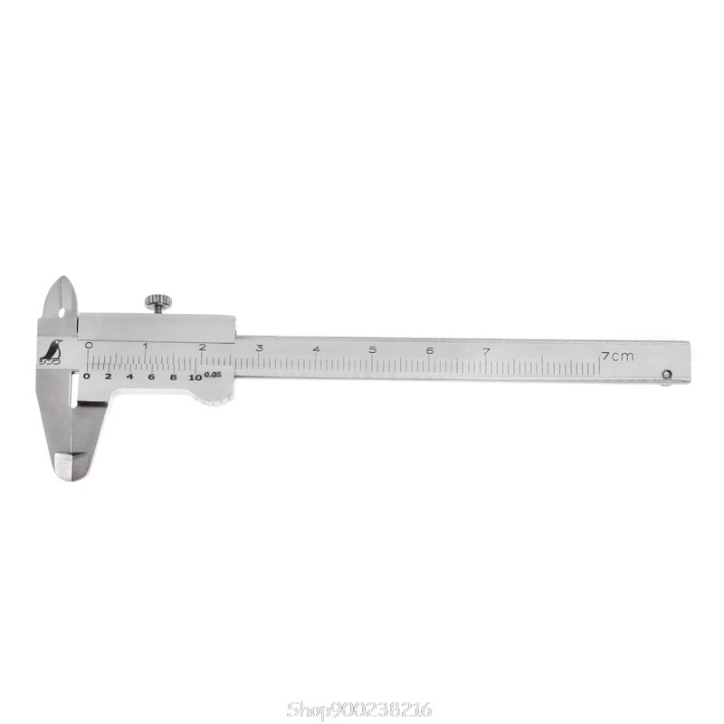 Mini Vernier Caliper 0-70mm Guage Pocket Stainless Hardened Metric Machinist S03 20