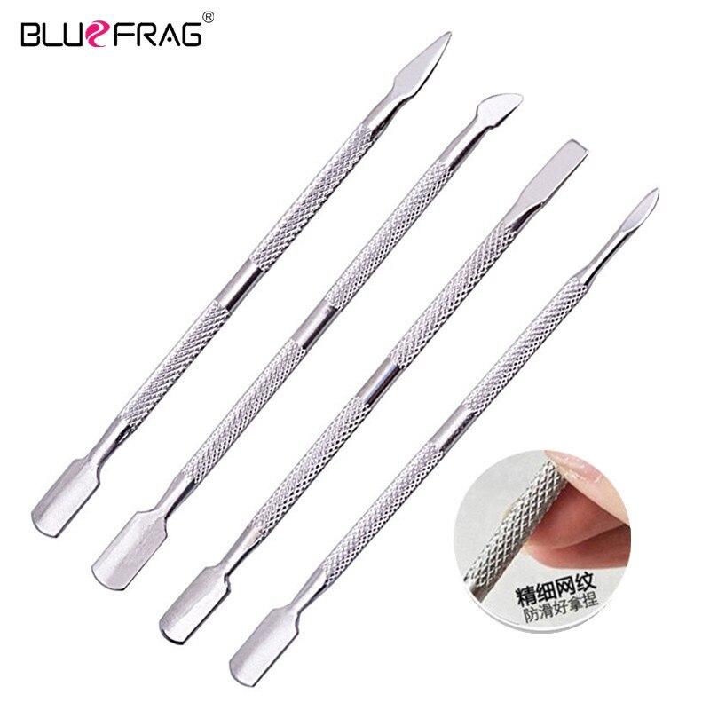 Nagelkunstgereedschap nagelriemverwijderaar nagelriemschaartje nagelriemduwer knipper schaar dode huid manicure pedicure roestvrij staal