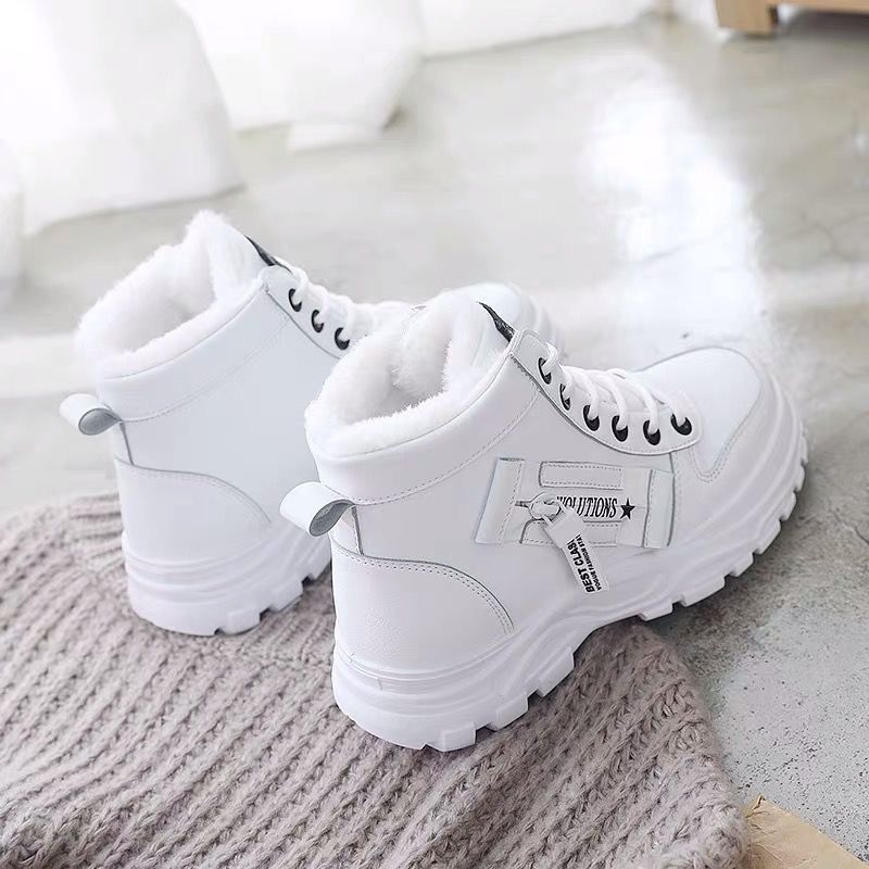 Winter Dames Schoenen Lace Up Vrouwen Sneakers Sneeuw Enkel Laarzen Waterdichte Warme Platform Botas Vrouw Schoeisel Botas De Mujer