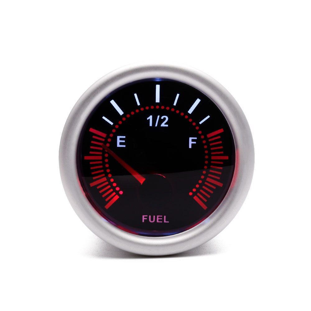 Yomi 2 "52Mm Smoke Lens Turbodrukmeter Bar Psi Vacuüm Water Temp Olie Temp Olie Druk Voltmeter Brandstof niveau Toerenteller Rpm Gauge: fuel gauge