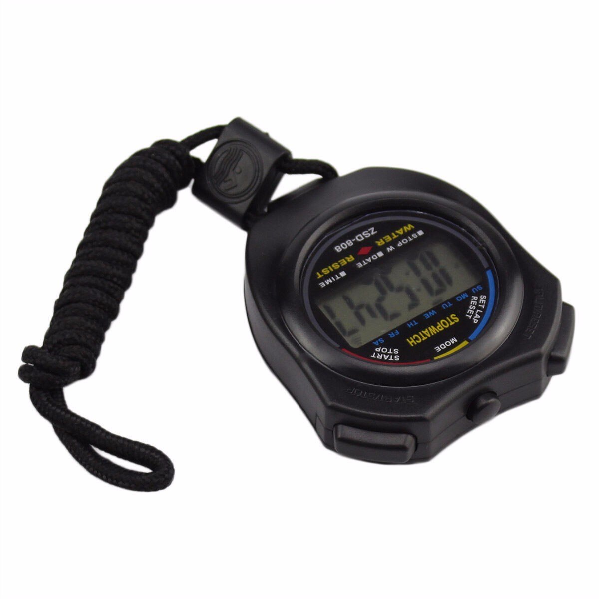 Waterdichte Digitale LCD Stopwatch Chronograaf Timer Teller Sport Alarm heren horloge digital sport horloge relogio reloj