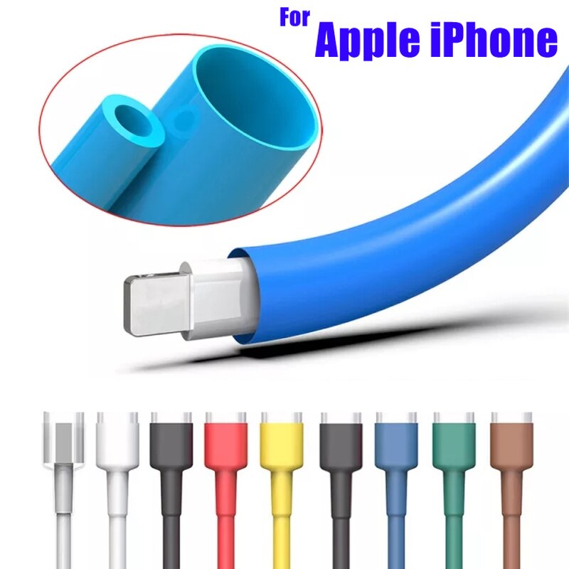 Osłona kabla tuleja termokurczliwa do Apple iPhone 13 12 11Pro XR X XS 8 7 6 Plus przewód ładowarki naprawa okładka do ipada