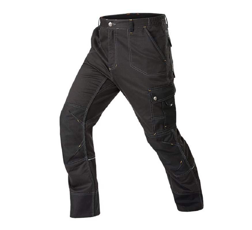 Pantalones de trabajo de , traje de soldadura funcional con múltiples bolsillos, resistente al desgaste, a prueba de suciedad, antichispa, antiabrasión, antiquemaduras