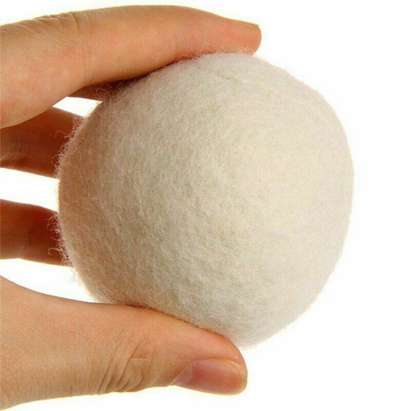 Boule de nettoyage de lessive en laine | Balles de séchage Premium, boule de polissage réutilisable, adoucissant pour tissu pour lavage à domicile, BDF99