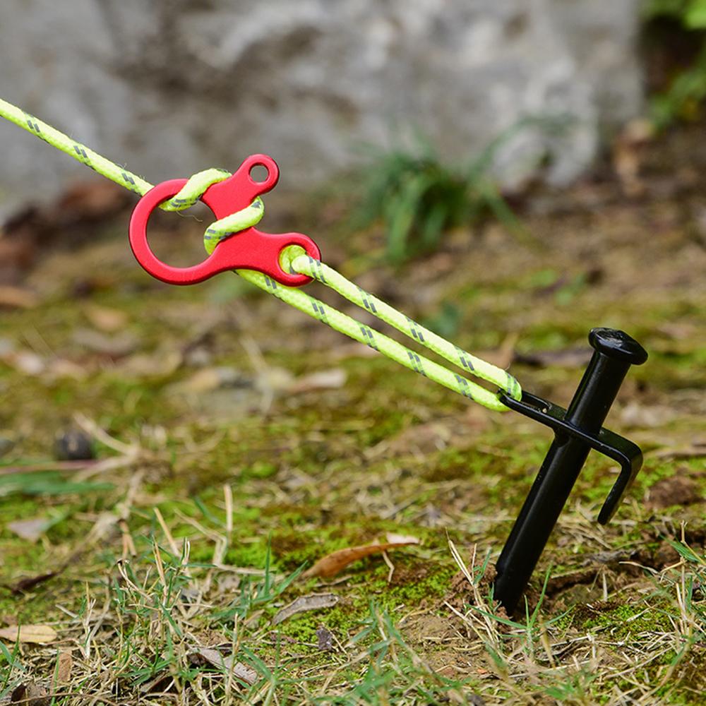 20 Spanngurte Aluminium - Zelt Seil Spanner Outdoor