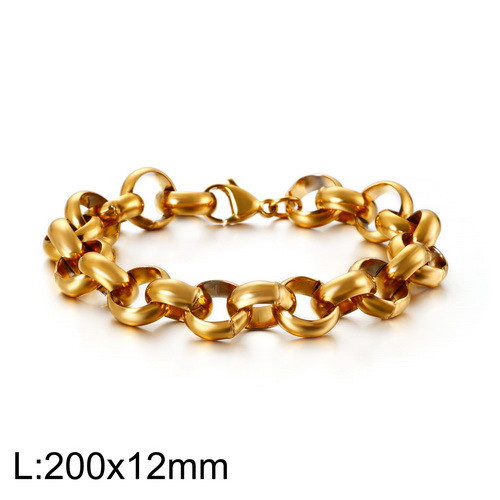 Rvs Rolo Ketting Motorfiets Stijl Armbanden Mode Punk Bangles Sieraden Ketting Armband Voor Mannen: Donkergroen