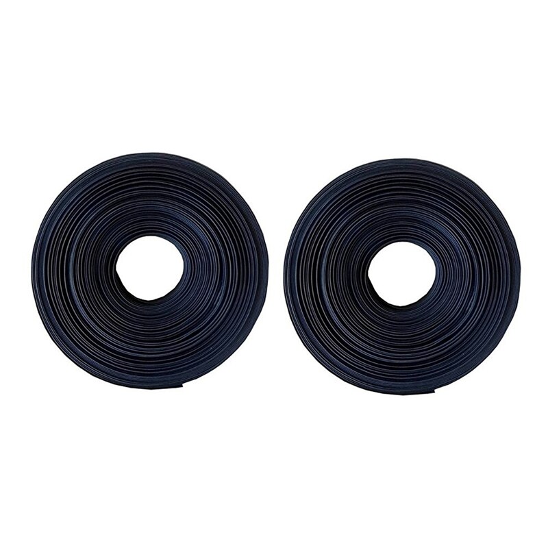 2x sort krympeslange elektrisk sleeving bilkabel / wire krympeslange wrap , 20mm,1m & 25mm,1m