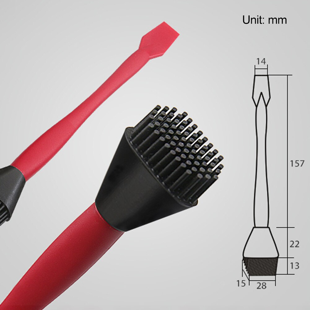 Woodworking Glue Brush Smooth Multifunction Silicone Flat Scraper Board Carpenter Coating Gluing Brush Tool