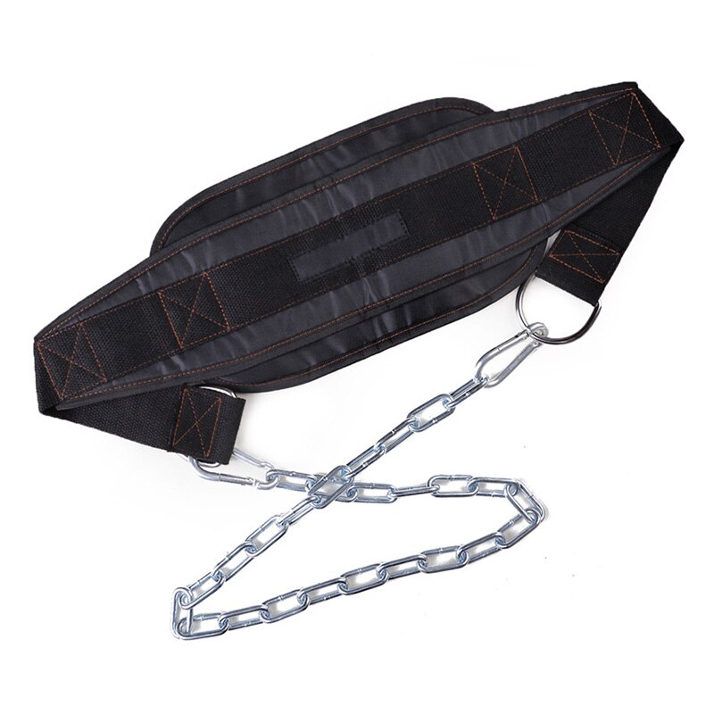 Nieuw Gewichtheffen Sport Riem Met Ijzeren Ketting Gym Fitness Taille Ondersteuning Bescherming Aviod Letsel Power Training Riemen SD669