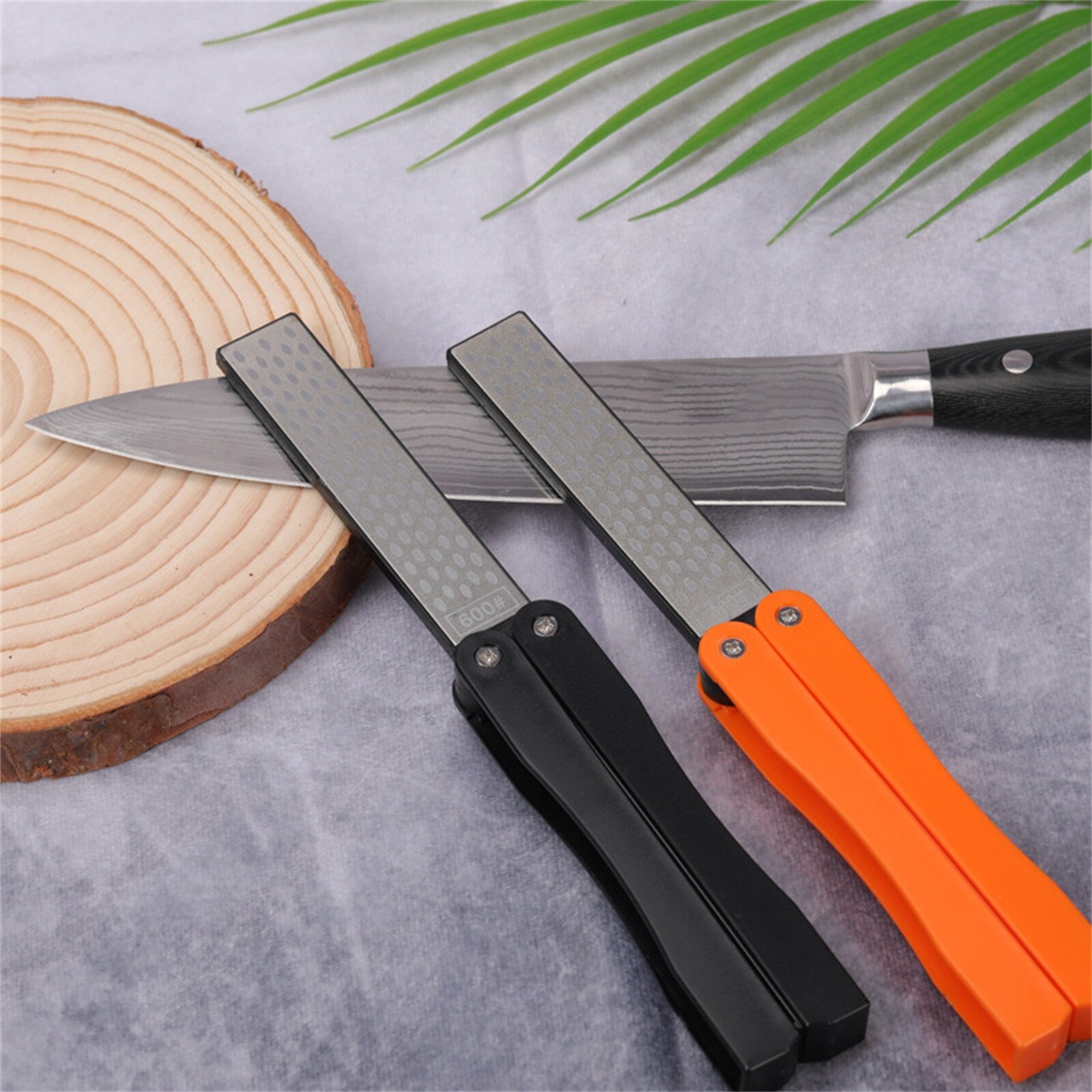 Stainless Steel Sharpener Sharpening Scissors Kitchen Tools Household Portableknife Shears Scissors Harpening Stone