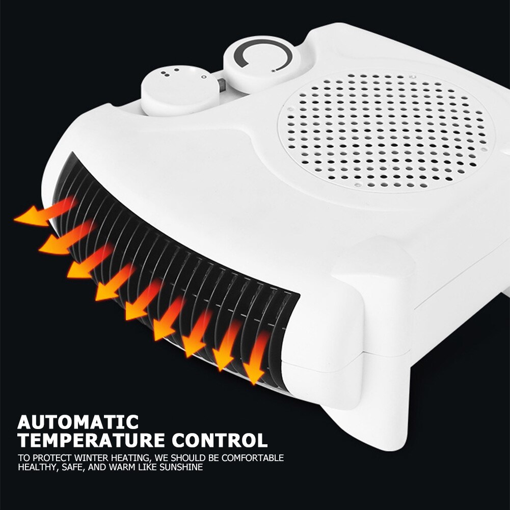 Automatic Temperature Control Electric Handy Air Heater Powerful Warm Blower Room Fan Stove Heater Radiator Warmer For Home