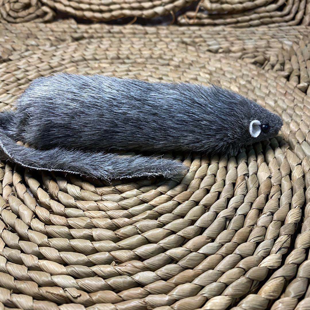 Simulation Maus Katze Spielzeug Lustige Weiche Katzenminze Plüsch Maus Klang Quietschende Spielzeug für Katzen Beißen Widerstand Interaktive Kätzchen Haustier Spielzeug: groß Maus