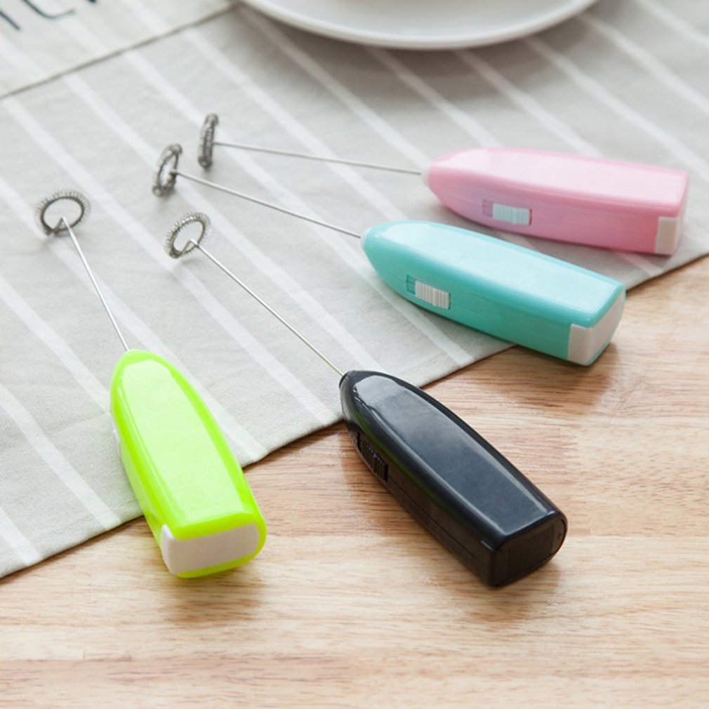 Melk Drinken Koffie Whisk Mixer Elektrische Eiklopper Frother Foamer Mini Handvat Stirrer Praktische Keuken Koken Tool