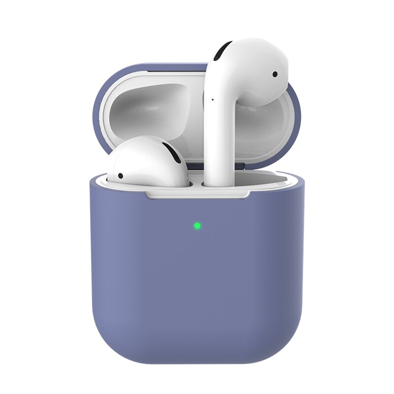 Für AirPods 2 Fall Schutzhülle Silikon Abdeckung Fall Stoßfest Abdeckung für Apple AirPods Drahtlose Kopfhörer Lade Box Beutel Taschen: 14