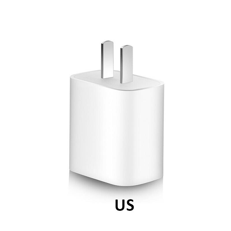 PD 18W 9V/2A USB C Cavo di Ricarica Veloce per il iPhone 12 11 11pro Max Xr Xs 8 più di ipad aria Macbook Adattatore del Caricatore Cavo di Fulmine: solo US adattatore