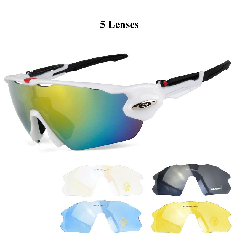 Hombre gafas de ciclismo polarizadas gafas de sol de ciclismo gafas de bicicleta MTB gafas deportivas de bicicleta con marco de miopía