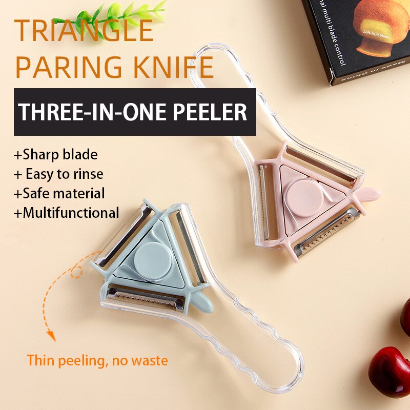 Multifunctional 3 In 1 Fruit and Vegetable Peeler Slicer Apple Potato Carrot Peeler Grater Fruit Vegetable Tools Kitchen Gadgets