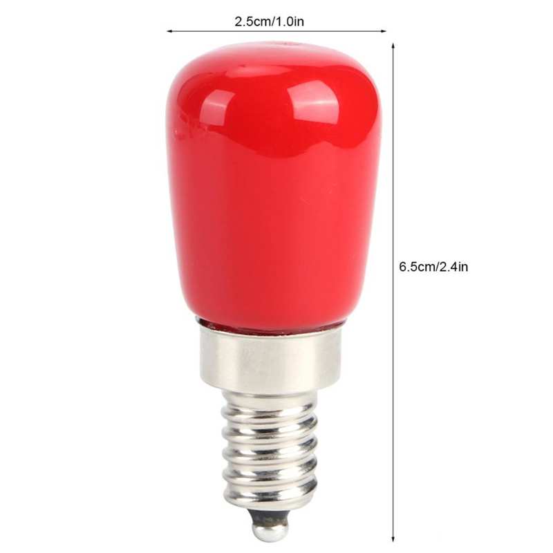 1.5W 110V E12 Candelabra Bulbs Red LED Candle Light Bulbs For Ceiling L MS