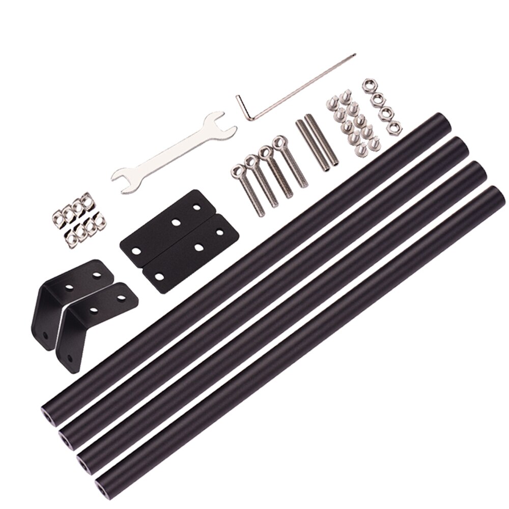 upporting Rod Set Tool 3D Printer Pull Rod Kit Upgrade Black Supporting Aluminum Profile Set for CR10S/10S4/10S5/TEVO/CR10