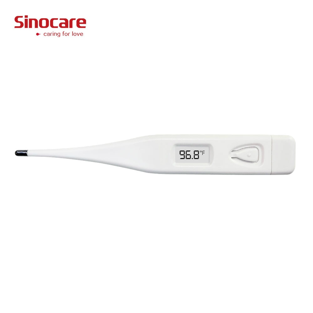 Sinocare termometer til feber, digital basal kropstermometer oral, armhule eller rektal temperatur elektronisk lcd display