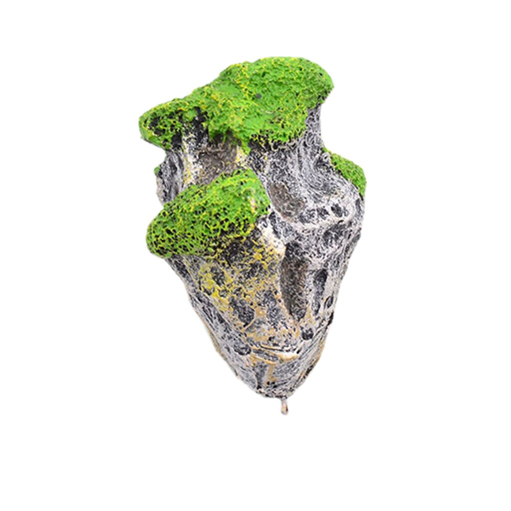 Drijvende rotsen hangende stenen aquarium vissenkom landschapsornament s - l