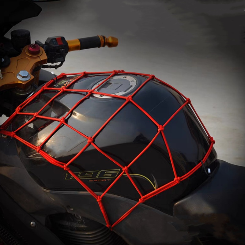 1pc Motorrad gepäck netz Helm verschiedene Netz beutel Netz beutel Nacht reflektierende Netz seil elastische Netz beutel